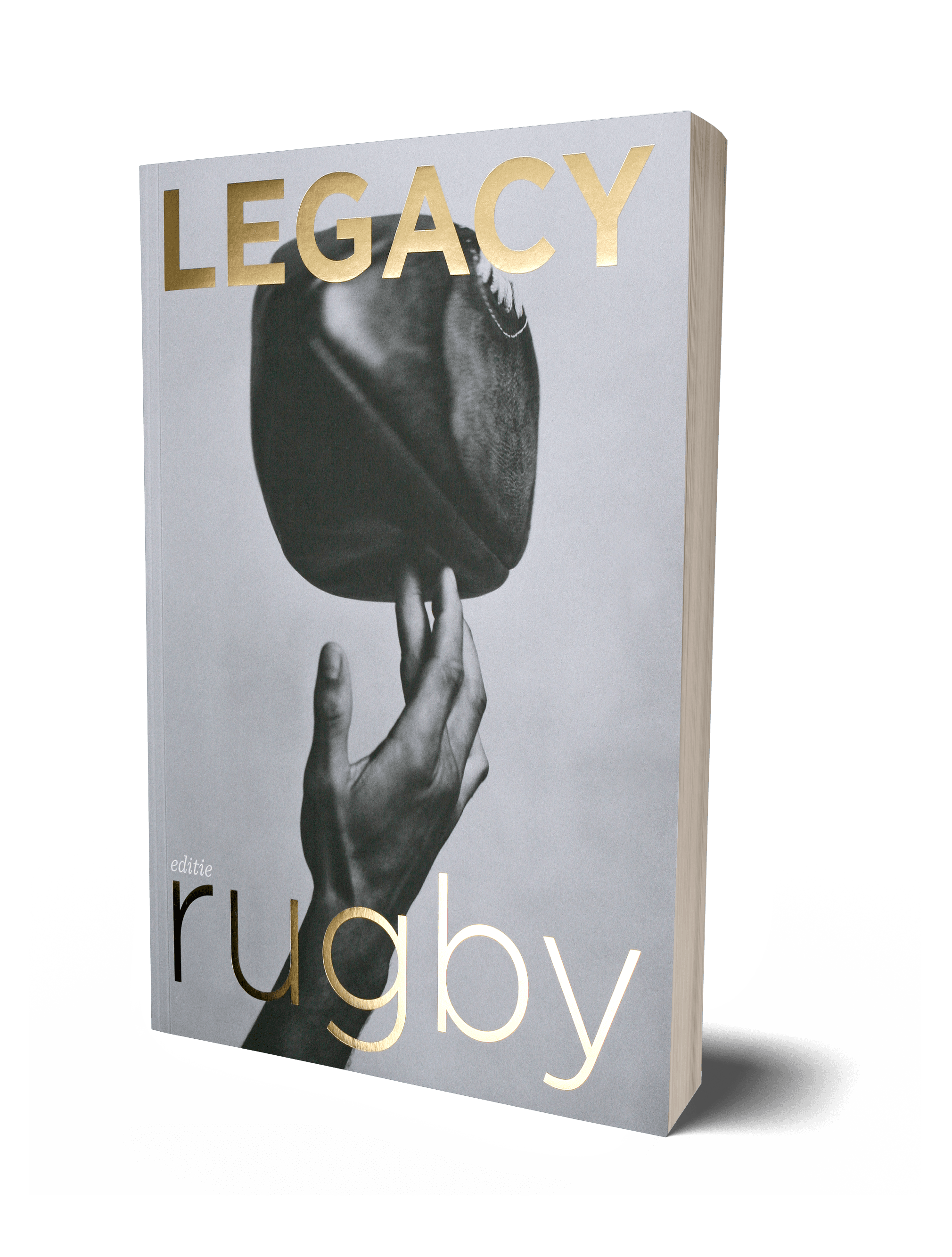 LEGACY editie RUGBY — cover mockup